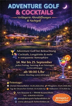Plakat Adventure Golg & Cocktails