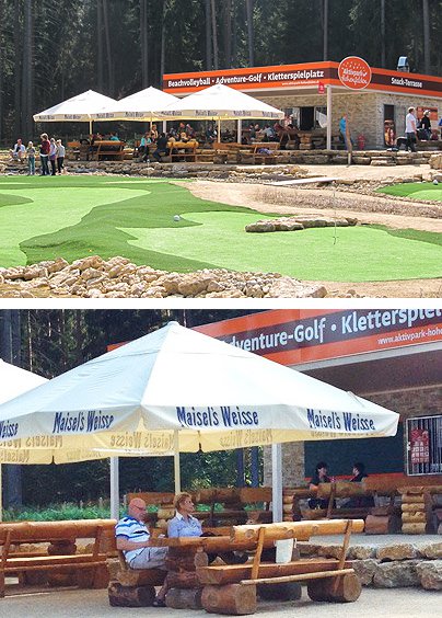 Snack-Terrasse im Aktivpark Hohenfelden